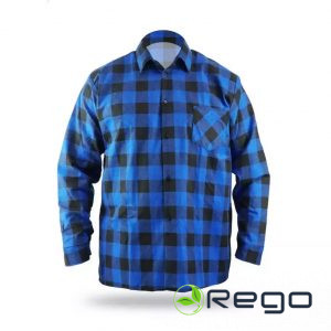 Dedra BH51F2-XL Flaneļa krekls zils, izmers XL, 100% kokvilna