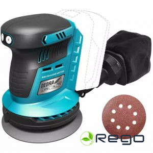 Dedra DED7062 Ekscentrā slīpmašīna 125mm 18V, korpuss