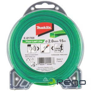 Makita trimmeraukla 2.0mm/15m zaļa (E-01769)