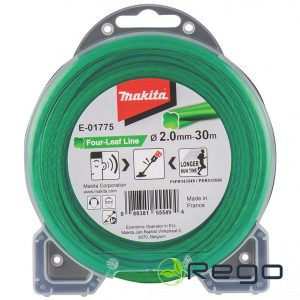 Makita trimmeraukla 2.0mm/30m zaļa (E-01775)