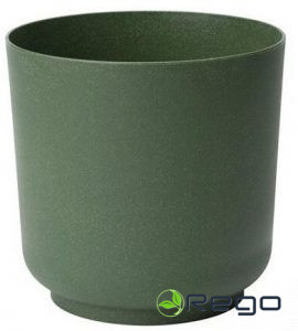 Puķu pods Satina ECO 25cm, zaļš