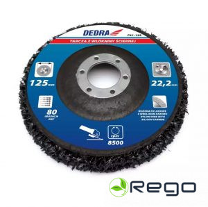 Dedra F61-125 Disks no neausta abraziva materiala, 125mm.