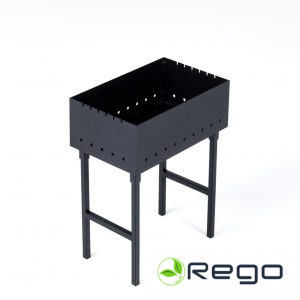 Grils ar noņemamām kājām 35x22x45cm (3mm) GR007