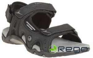 Apavi Posta sandal melni