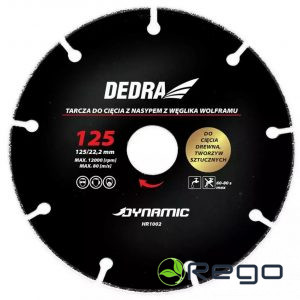 Dedra HR1002 Zāģripa 125x22,2mm kokam, plastmasai