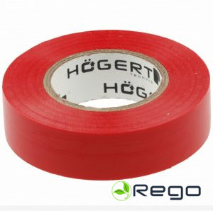 Hogert HT1P282 Izolācijas lente 19mm/20m, sarkana