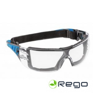 Hogert HT5K010 Aizsargbrilles ar gumijas lencīti