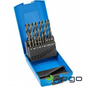 Hogert HT6D900 Metāla urbju komplekts 1-10mm 19gb HSS