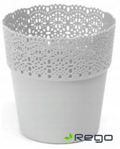 Puķu pods BELLA 170 mm pelēks