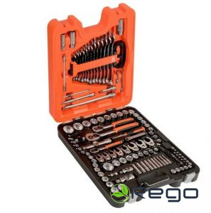 Muciņu un atslēgu komplekts 1/2", 1/4" un 3/8 138gab. (S138)