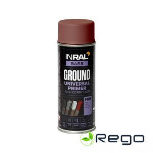 Antikorozijas aerosola grunts INRAL GROUND, sarkans RAL3009 400ml (26-7-2-004)