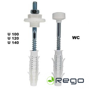 Stiprinājuma komplekts izlietnei U 140/F