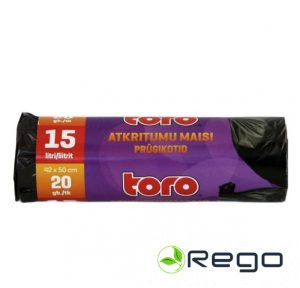 Atkritumu maisi 15L 20gb. Toro/8mkr/66g