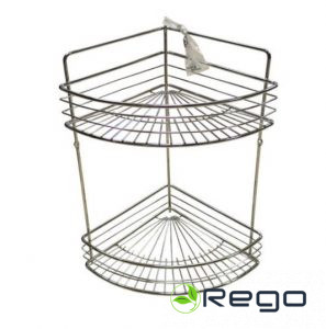 Stūra plaukts 2 stāvi h37x31x22,5cm