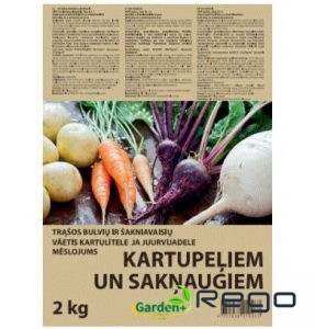 Mēslojums kartupeļiem un sakņaugiem 2kg NPK 3.5-10-18.5