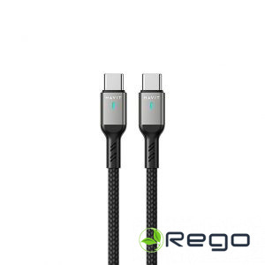 Havit DOT 6317 C-C ātrās uzlādes kabelis 60W/ 1m/ melns