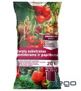 Substrāts tomātiem,paprikai 20L AGRONOM