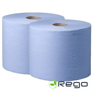 Satino Papīra rullis Wepa Comfort, 2-kārtu, zils, 350m CR1 (305260)