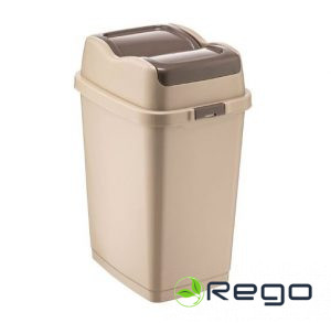 Atkritumu kaste 35L Locked Easy kapučīno