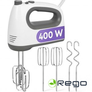 Clatronic rokas mikseris HM 3775 balts/pelēks/ 400W