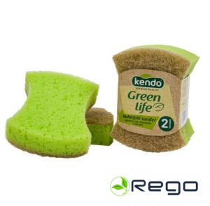 Trauku švammes 2gab 11x8,5cm Green 15g