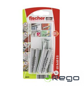 Dībelis ar skrūvi Fischer UX R S; 8x50 mm; 5 gab.
