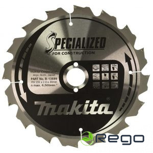 Makita T.C.T. Zāģripa SPECIALIZED 235X2.8X30mm 20° T16 (B-13699)