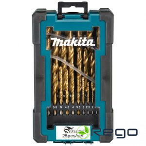 Makita Metāla urbju komplekts 25gab. HSS-TiN (D-72235)
