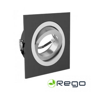 GTV Korpuss MORENA, IP20, kvadrātveida, melns (OP-OPRKW1-20)