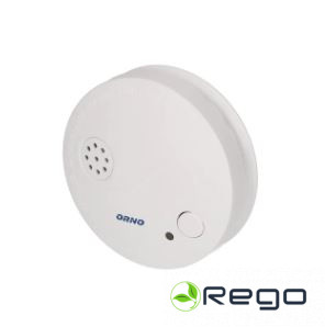 Dūmu detektors OR-DC-609 1x9V baterija gaismas un skaņas signāls testa poga JK10