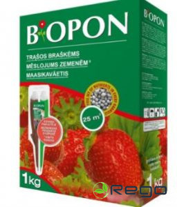 Biopon granul. mēsloj. zemenēm, meža zemenēm 1kg (209369)