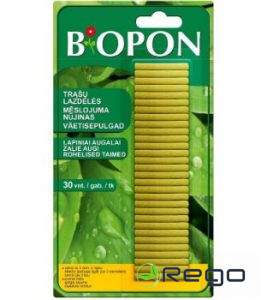 Biopon mēslojums zaļajiem augiem nūjiņās