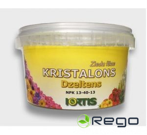 Mēslojums kristalons dzeltens 500g Hortis