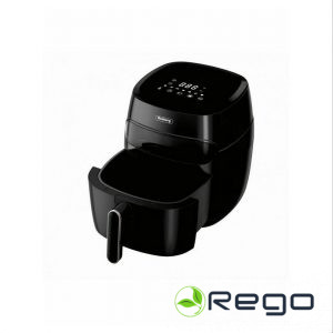 Gaisa friteris Rosberg 55R51980CA, 1350W, 5,2 l,LED displejs, Taim.200°C, Melns