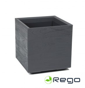 4Living puķu pods Karo 30x30x30cm antracīta