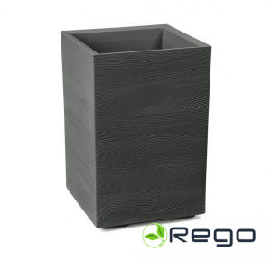 4Living puķu pods Karo 40x40x60cm antracīta