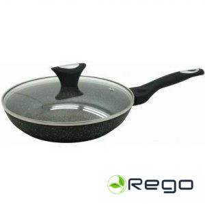 KING HOFF Cepšanas panna ar vāku 22cm KB 7038