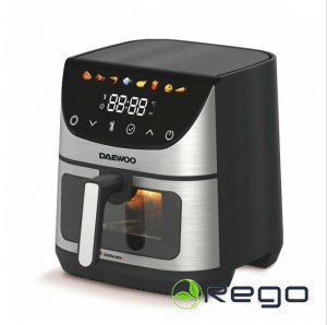 Daewoo DAF 1600IX karstā gaisa friteris ar logu, 1600 W, LED displejs, 6,5 L
