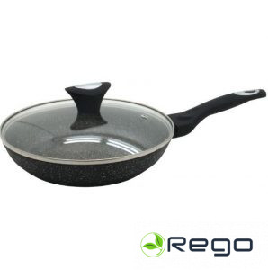 KING HOFF KB 7039 Cepšanas panna ar vāku 24cm.
