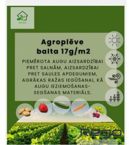 Agroplēve balta 3.2x5m