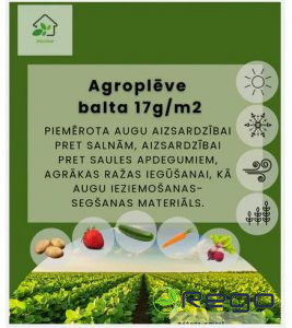 Agroplēve balta 1.6x10m