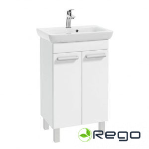 Vannas skapis CAPRI Deftrans ar izlietni Porto 55cm balts (47050)