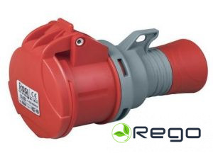 Kontaktligzda ar vāku Rosi, 16A, 3P+N+E, 380-415V, IP44
