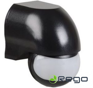 Sensors IEK, DD010, 300VA, 1100W, 180*, IP44, melns, 10m MAX
