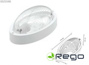 Plafons E27 NEMLIYER bez režģiem, Max 60W