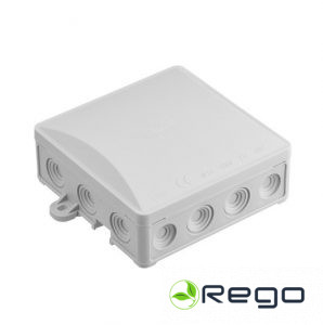 Nozarkārba virsapmetuma IP54 90x 90x40mm pelēka (0026770)