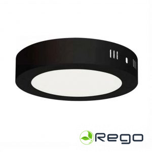 Panelis LED, Horoz, MILENA, 24W, 2270lm, 3CCT, IP20, melns