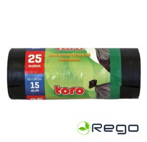 Atkritumu maisi 25L/15gb/biezi/Toro/30mkr/236g