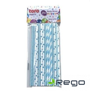 Salmiņi 25gab 20cm papīra 30g zili