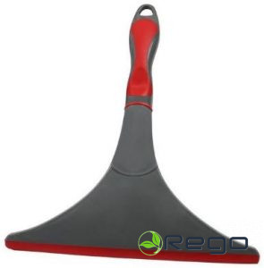 Logu tīrītājs 25cm sark./ pelēks